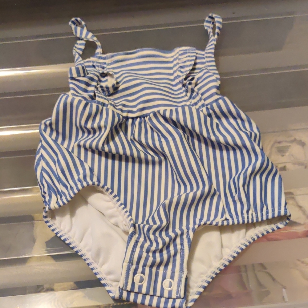 Carter's Yellow and Blue Baby Swimsuit